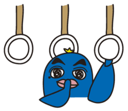 Penguin with thick lips sticker #4321915