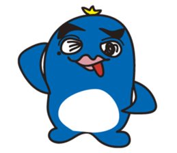 Penguin with thick lips sticker #4321917