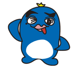 Penguin with thick lips sticker #4321917