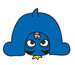 Penguin with thick lips sticker #4321918