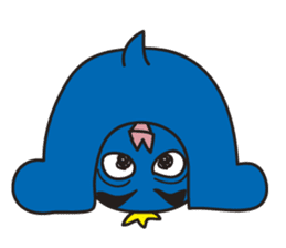 Penguin with thick lips sticker #4321918