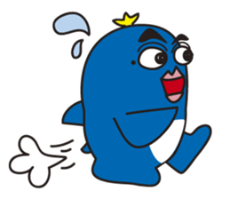 Penguin with thick lips sticker #4321919