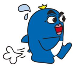 Penguin with thick lips sticker #4321919