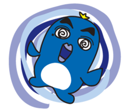 Penguin with thick lips sticker #4321921