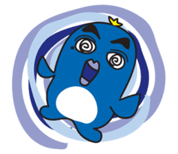 Penguin with thick lips sticker #4321921