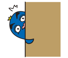 Penguin with thick lips sticker #4321922