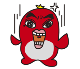 Penguin with thick lips sticker #4321923