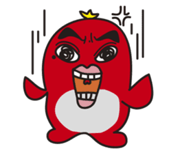 Penguin with thick lips sticker #4321923