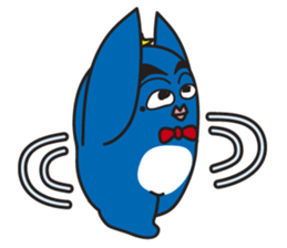 Penguin with thick lips sticker #4321927