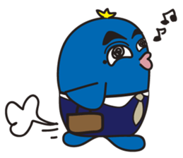 Penguin with thick lips sticker #4321929