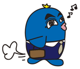 Penguin with thick lips sticker #4321929