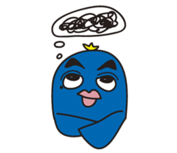 Penguin with thick lips sticker #4321931