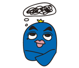 Penguin with thick lips sticker #4321931