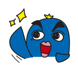 Penguin with thick lips sticker #4321932