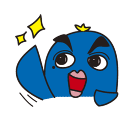 Penguin with thick lips sticker #4321932