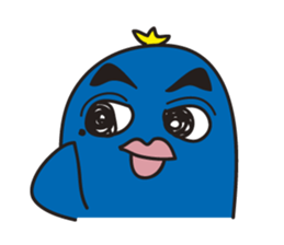 Penguin with thick lips sticker #4321934