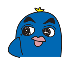 Penguin with thick lips sticker #4321934