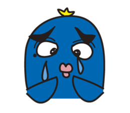 Penguin with thick lips sticker #4321937