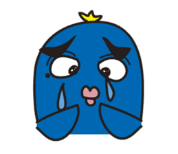 Penguin with thick lips sticker #4321937