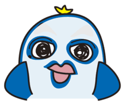 Penguin with thick lips sticker #4321939