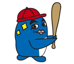 Penguin with thick lips sticker #4321941