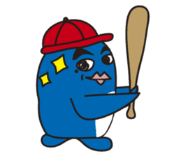 Penguin with thick lips sticker #4321941