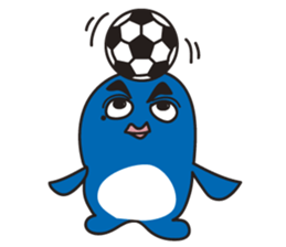 Penguin with thick lips sticker #4321942