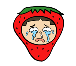 Japanese girl YUKO-chan in Thai Fruits sticker #4322291