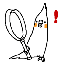 MARU the Cockatiel 2 sticker #4322477