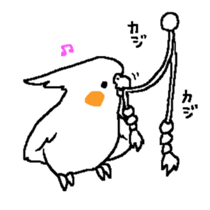 MARU the Cockatiel 2 sticker #4322478