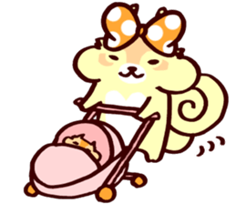 squirrel mam sticker sticker #4322669