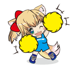 a fox "Konchan" Ver.4(Wrestling No Word) sticker #4323504