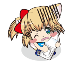 a fox "Konchan" Ver.4(Wrestling No Word) sticker #4323507