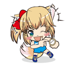 a fox "Konchan" Ver.4(Wrestling No Word) sticker #4323513