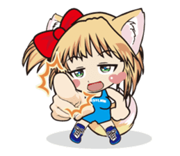 a fox "Konchan" Ver.4(Wrestling No Word) sticker #4323514
