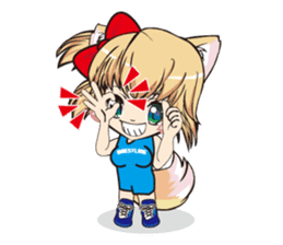 a fox "Konchan" Ver.4(Wrestling No Word) sticker #4323515
