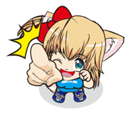 a fox "Konchan" Ver.4(Wrestling No Word) sticker #4323527