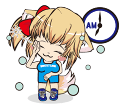 a fox "Konchan" Ver.4(Wrestling No Word) sticker #4323534
