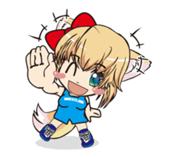 a fox "Konchan" Ver.4(Wrestling No Word) sticker #4323540