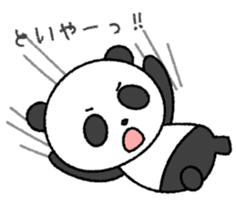 Crayon pretty panda sticker #4323788