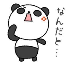 Crayon pretty panda sticker #4323802