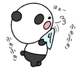 Crayon pretty panda sticker #4323807