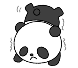 Crayon pretty panda sticker #4323811