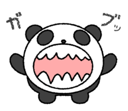 Crayon pretty panda sticker #4323822