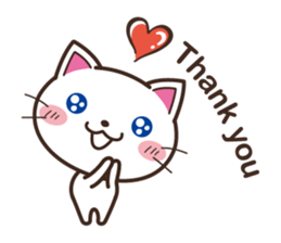 Neneko of the cat (English Ver.) sticker #4323944