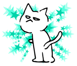 Dance of a cat sticker #4324167