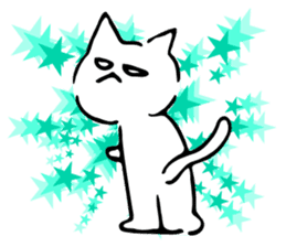 Dance of a cat sticker #4324167