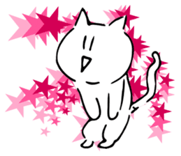 Dance of a cat sticker #4324174