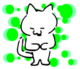 Dance of a cat sticker #4324177
