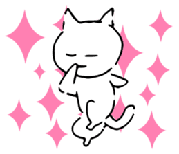 Dance of a cat sticker #4324183